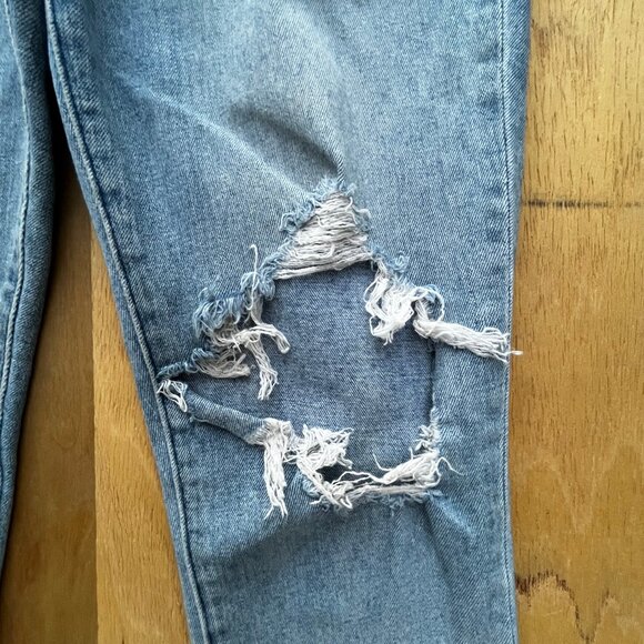 ABERCROMBIE & FITCH CURVE LOVE HIGH RISE SUPER SKINNY ANKLE WOMEN’S JEANS 28/6 - Picture 6 of 16